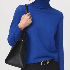 Mango Royal Blue Turtleneck Sweater
